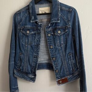 Pilcro and the Letterpress Blue Denim Jacket